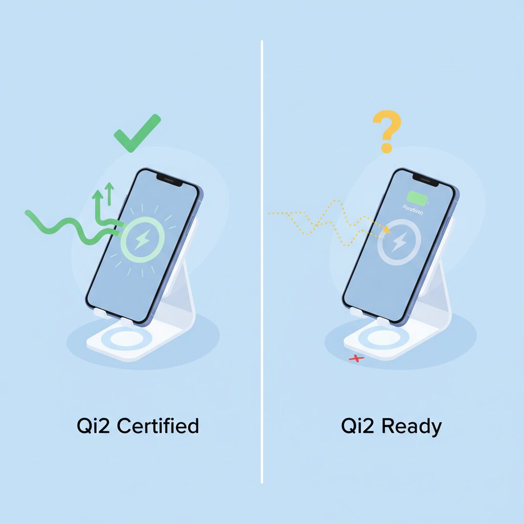 Qi2 Certified vs Qi2 Ready: What the Labels Really Mean のイメージ