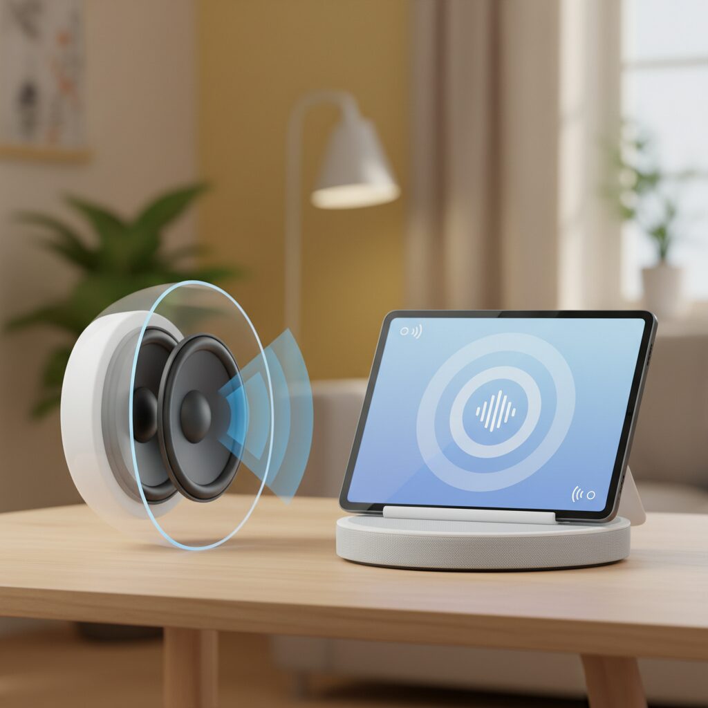 Pixel Tablet Audio Design: Quad Speakers Inside the Tablet のイメージ