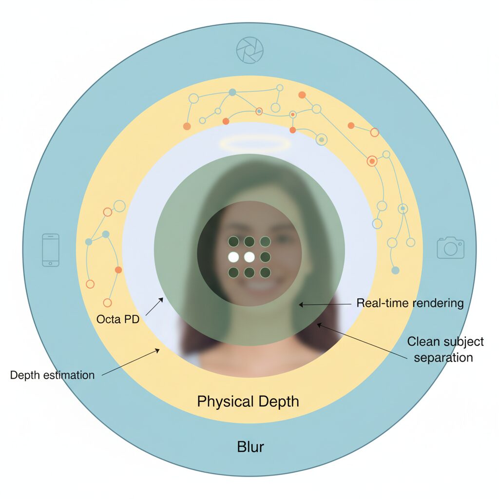 Sensor Design, Octa PD, and Physical Depth Cues のイメージ
