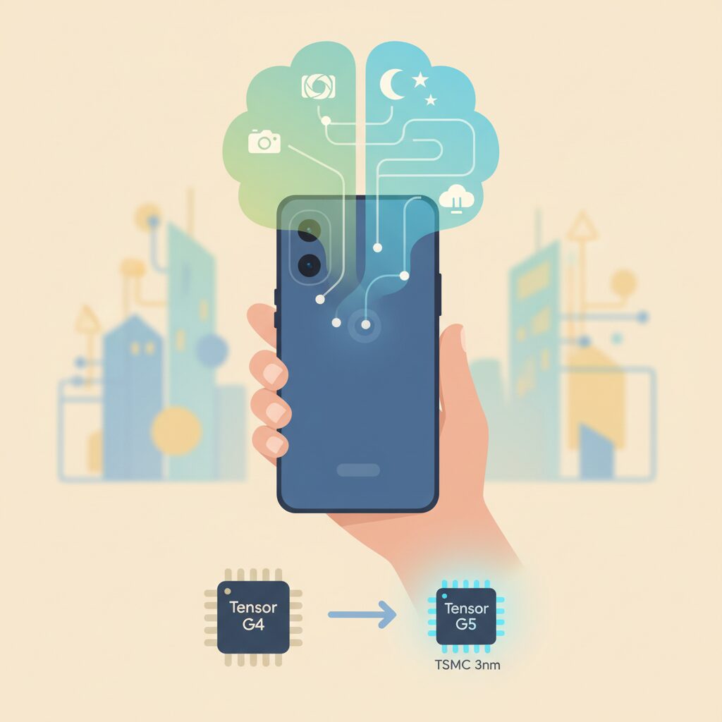 Tensor G5 and the Shift to TSMC 3nm Manufacturing のイメージ