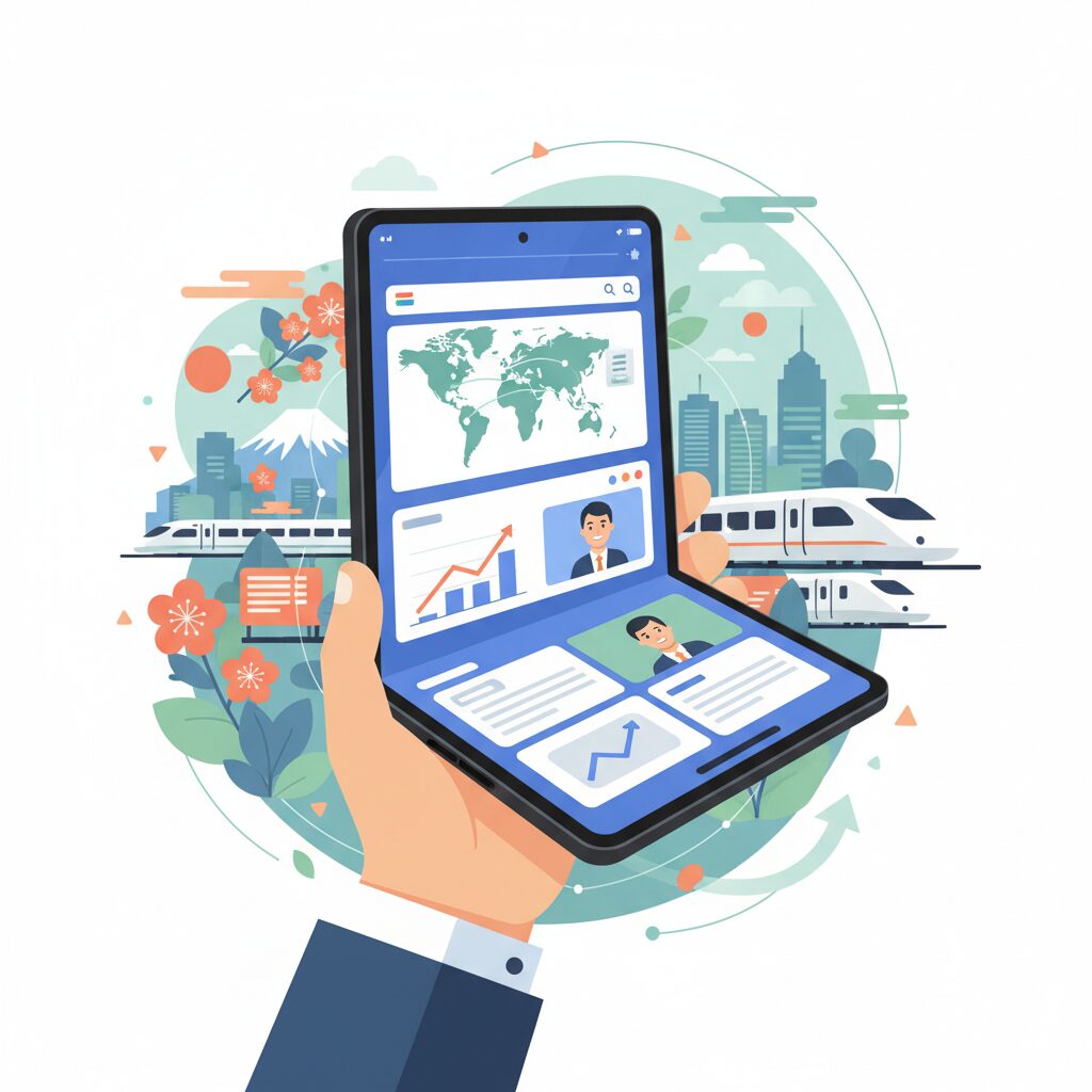 Why the Japanese Business Environment Accelerates Foldable Adoption のイメージ