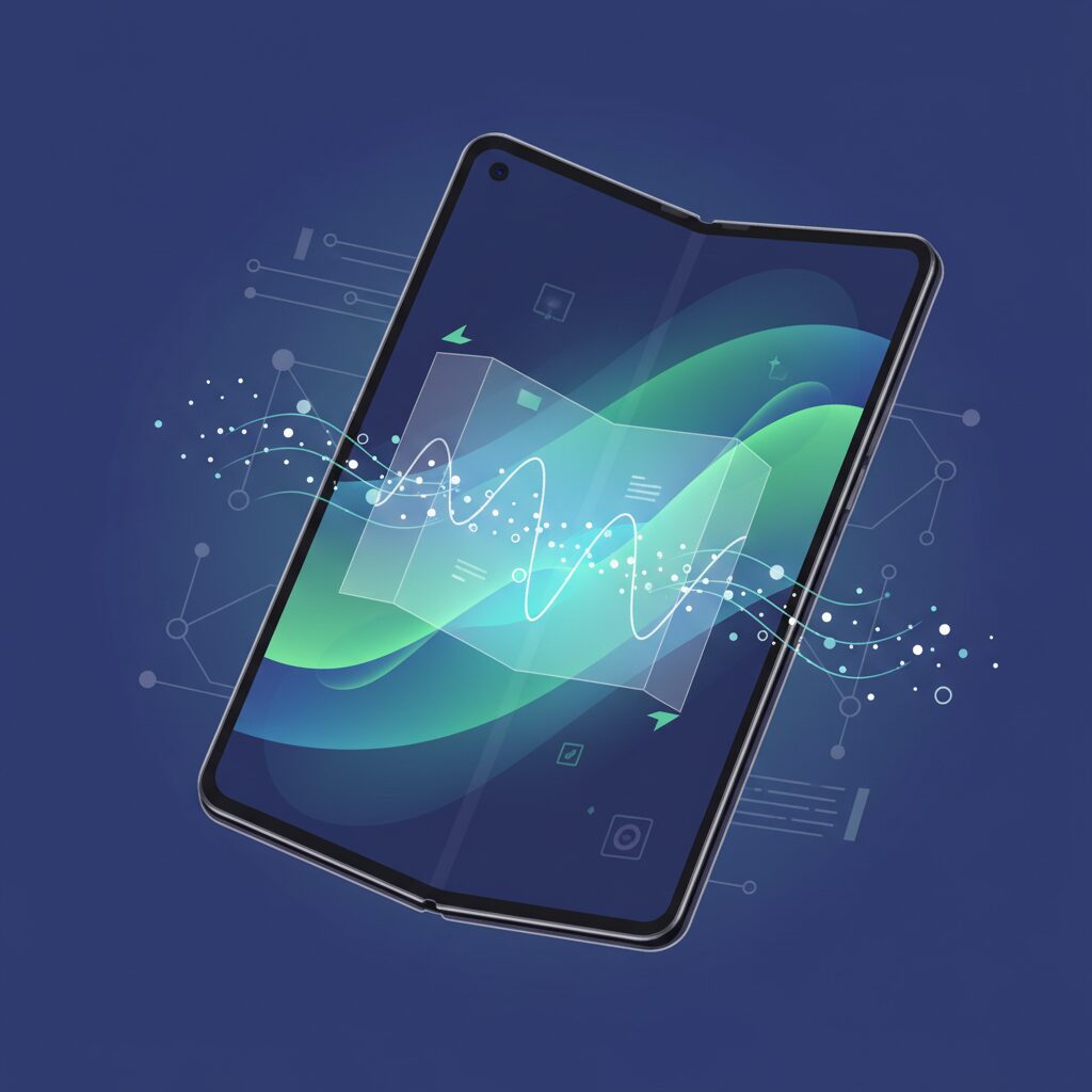 How the Super Actua Flex Display Reduces Power Consumption のイメージ