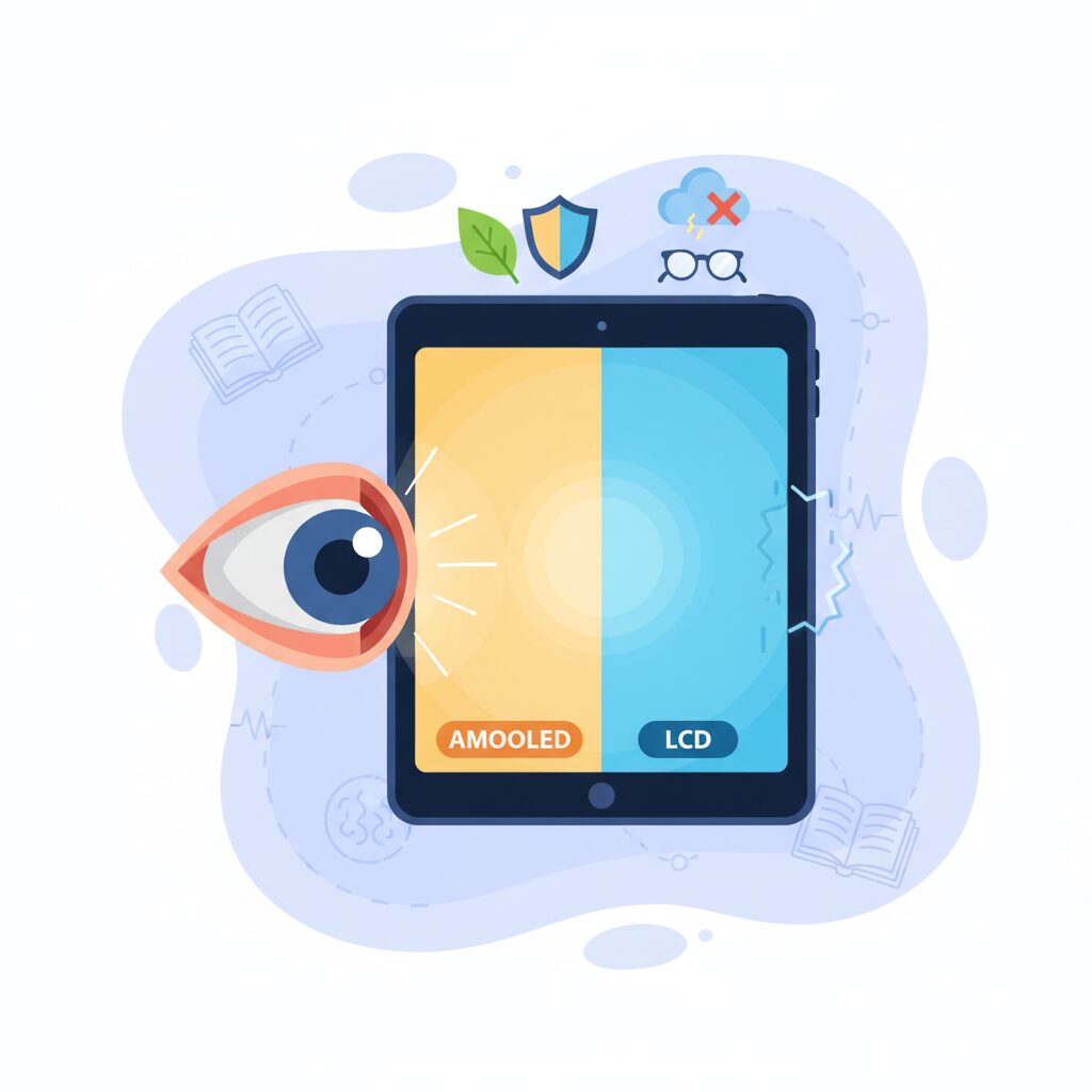 Display Technology and Eye Health: AMOLED, LCD, and Real-World Risks のイメージ