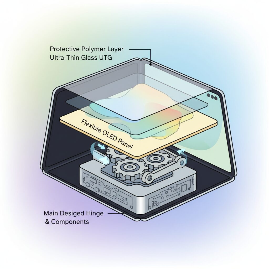 Inside the Galaxy Z Fold 7 Display Architecture のイメージ