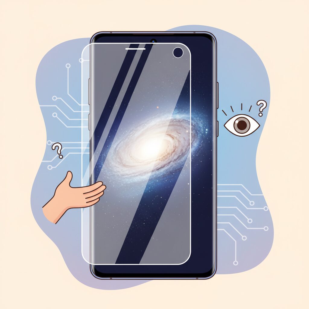 How Glass Screen Protectors Reintroduce Glare のイメージ