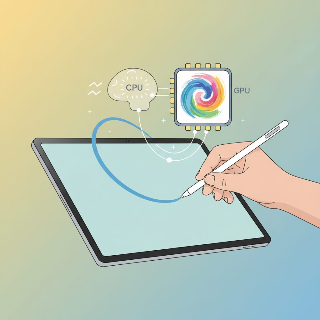 Exynos 1580 Explained: How CPU and GPU Choices Affect Drawing Responsiveness のイメージ