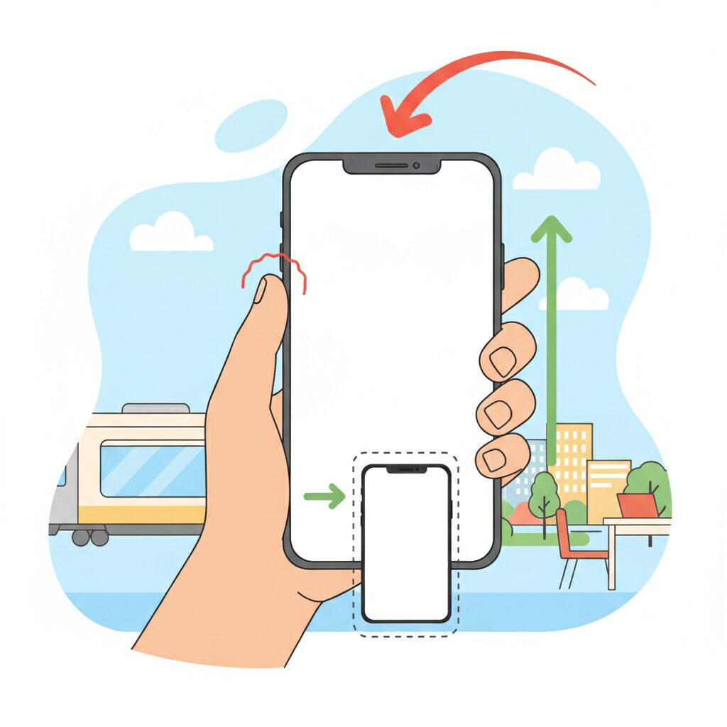 Why Phone Width Matters More Than Height for One-Handed Use のイメージ