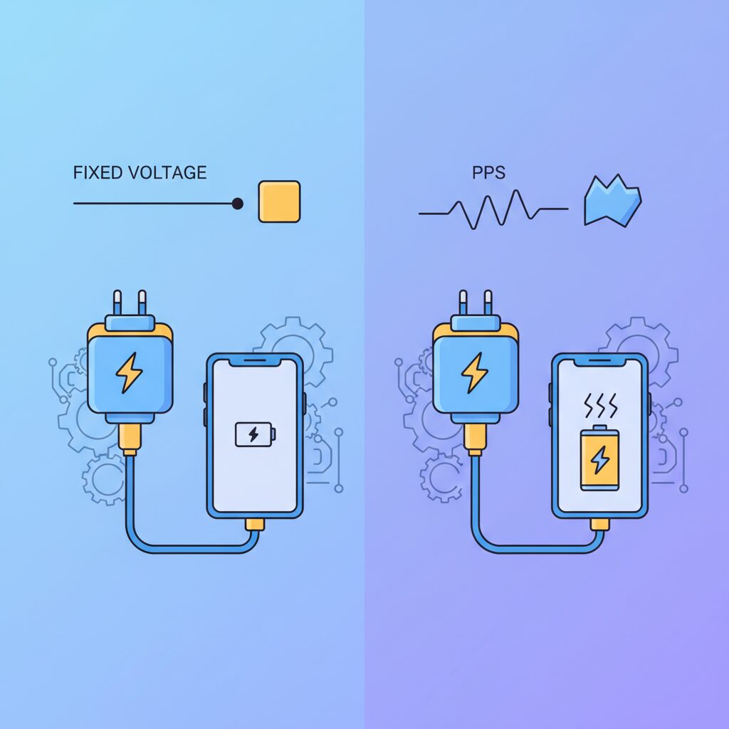 USB Power Delivery Explained: Fixed Voltage vs PPS のイメージ