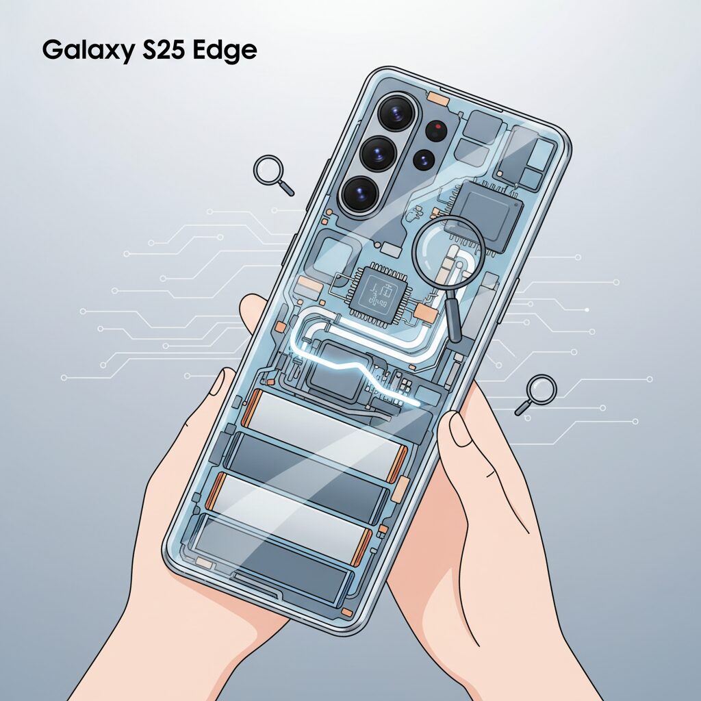 Inside the Galaxy S25 Edge: Teardown Insights and Internal Layout のイメージ