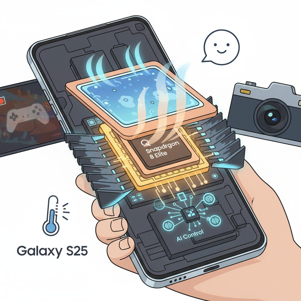 Snapdragon 8 Elite for Galaxy: Power, Clock Speeds, and Thermal Pressure のイメージ