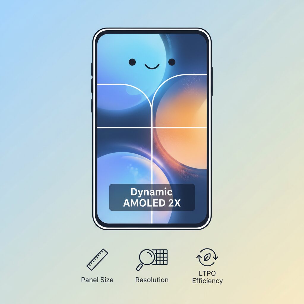 Dynamic AMOLED 2X Explained: Panel Size, Resolution, and LTPO Efficiency のイメージ