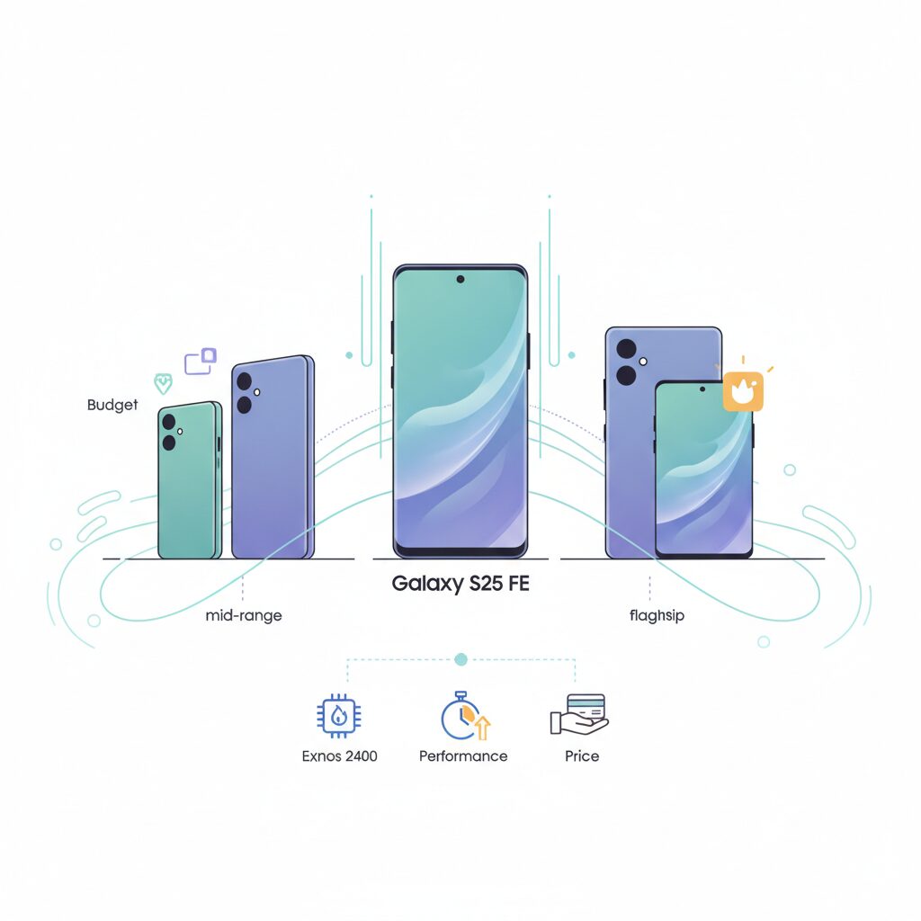 Galaxy S25 FE Positioning Within Samsung’s Fan Edition Lineup のイメージ