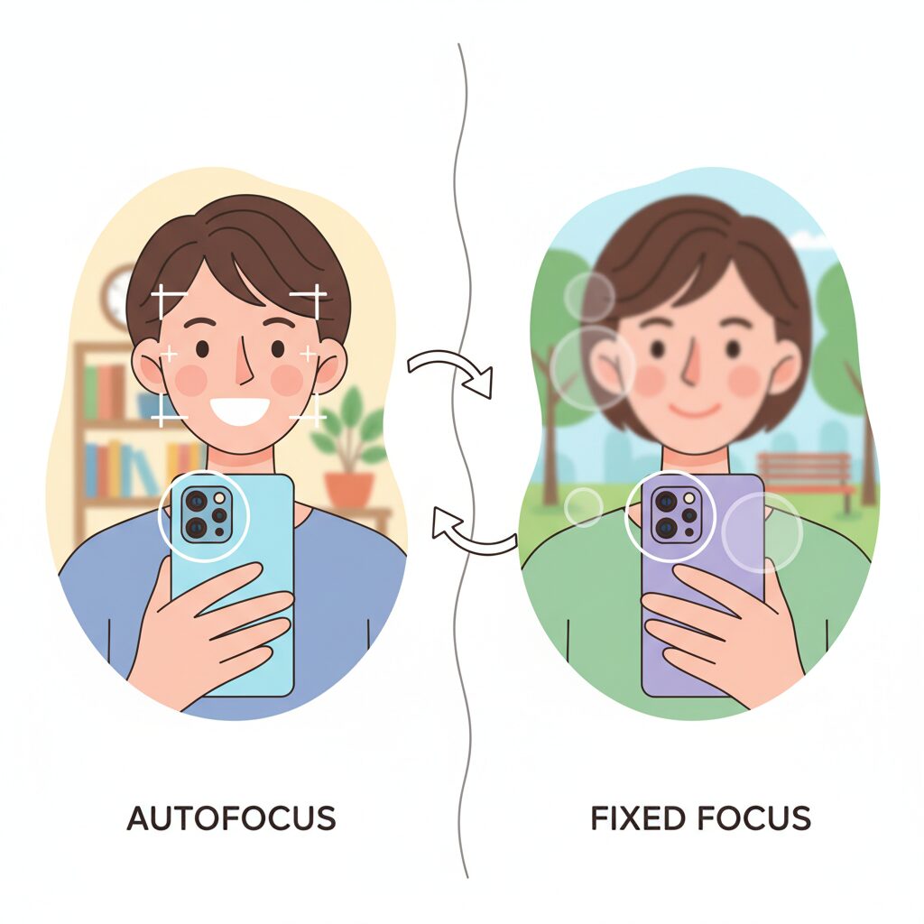Autofocus vs Fixed Focus: Real-World Impact on Selfies and Video のイメージ