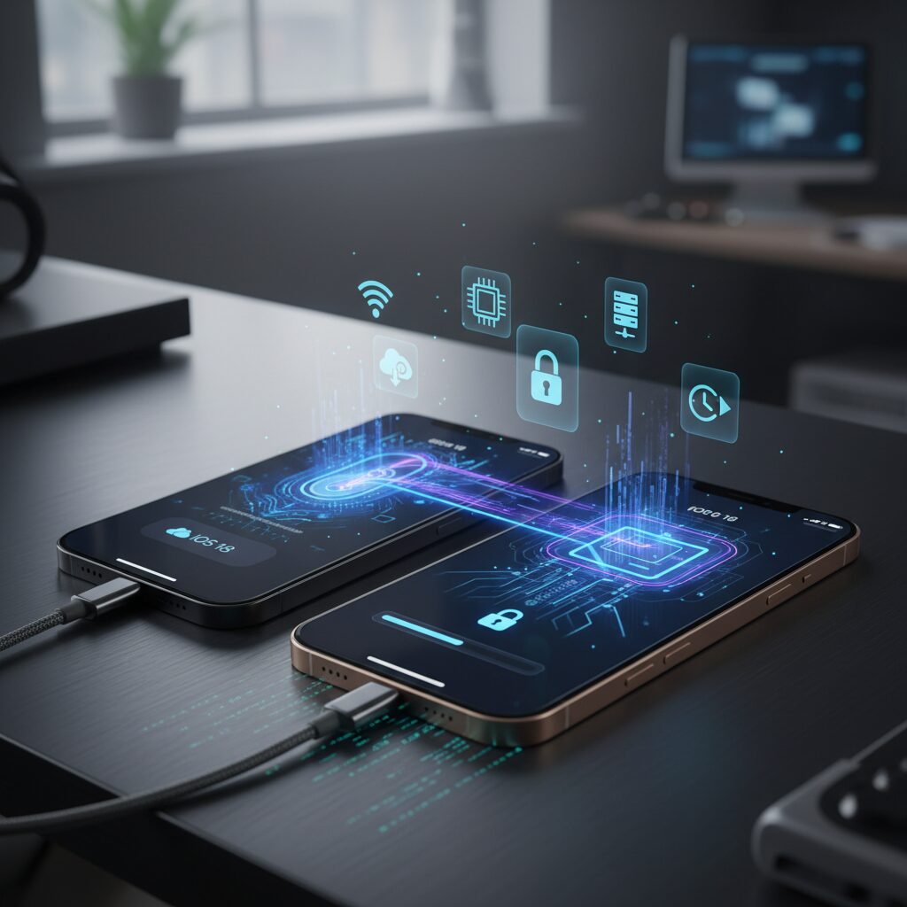 Preparing Storage and iOS Versions Before Migration のイメージ