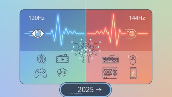 120Hz vs 144Hz Displays Explained: Human Perception, Gaming Performance, and the 2025 Tech Landscape