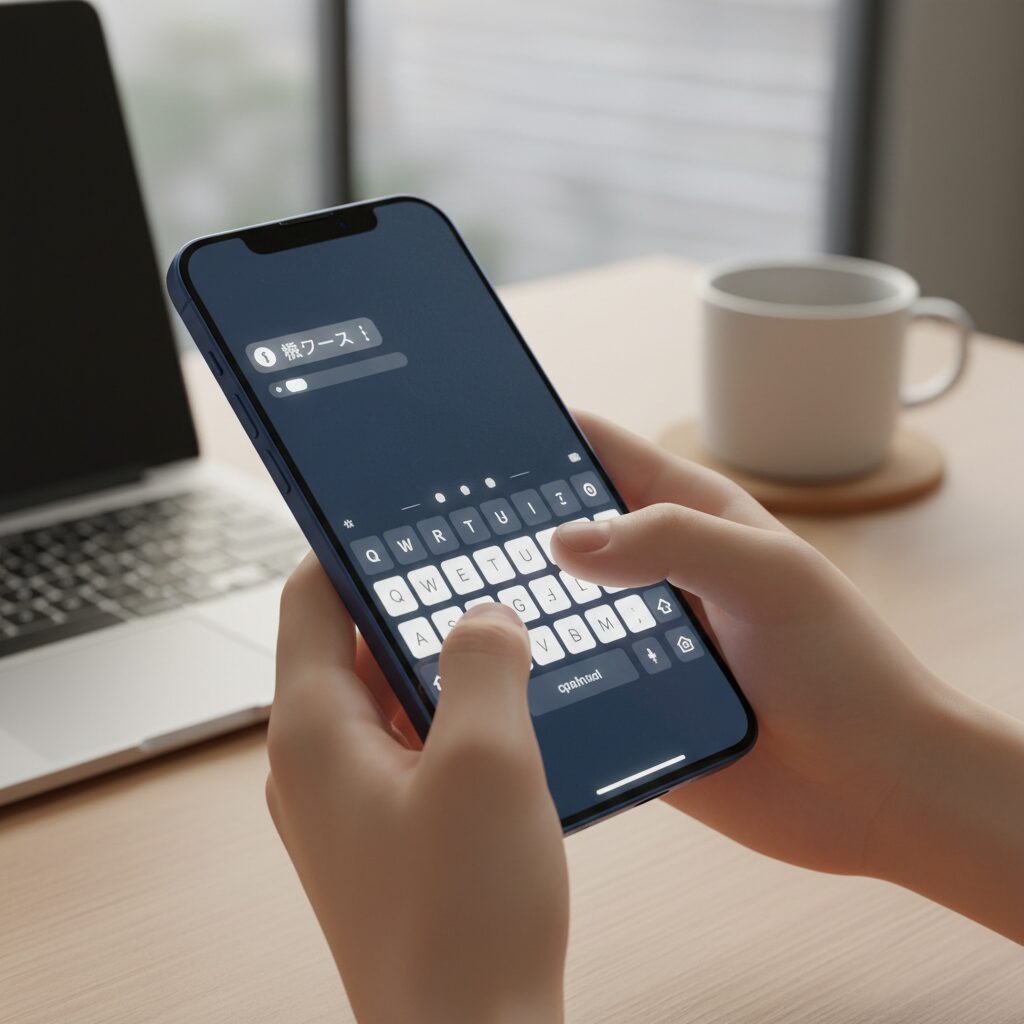 iPhone 16e Hardware Design and Ergonomics for Typing のイメージ