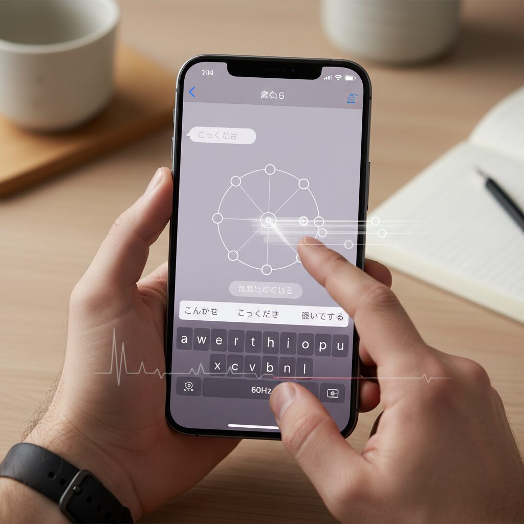 60Hz Display Limitations and Perceived Input Lag のイメージ