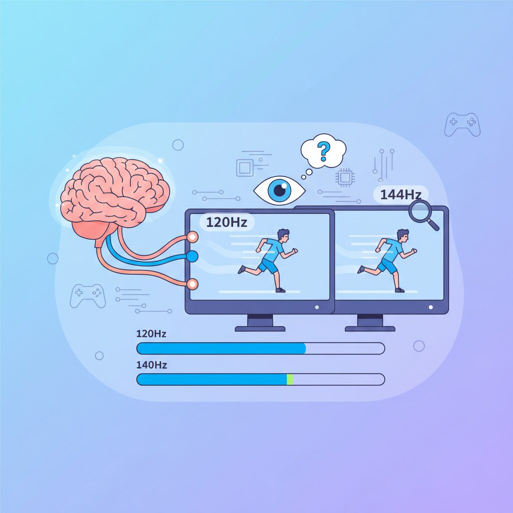 Diminishing Returns: Can People Actually See the Difference Between 120Hz and 144Hz? のイメージ