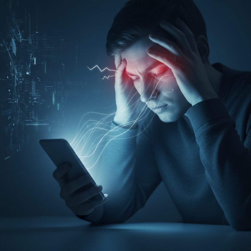 How Invisible Flicker Can Trigger Eye Strain and Headaches のイメージ