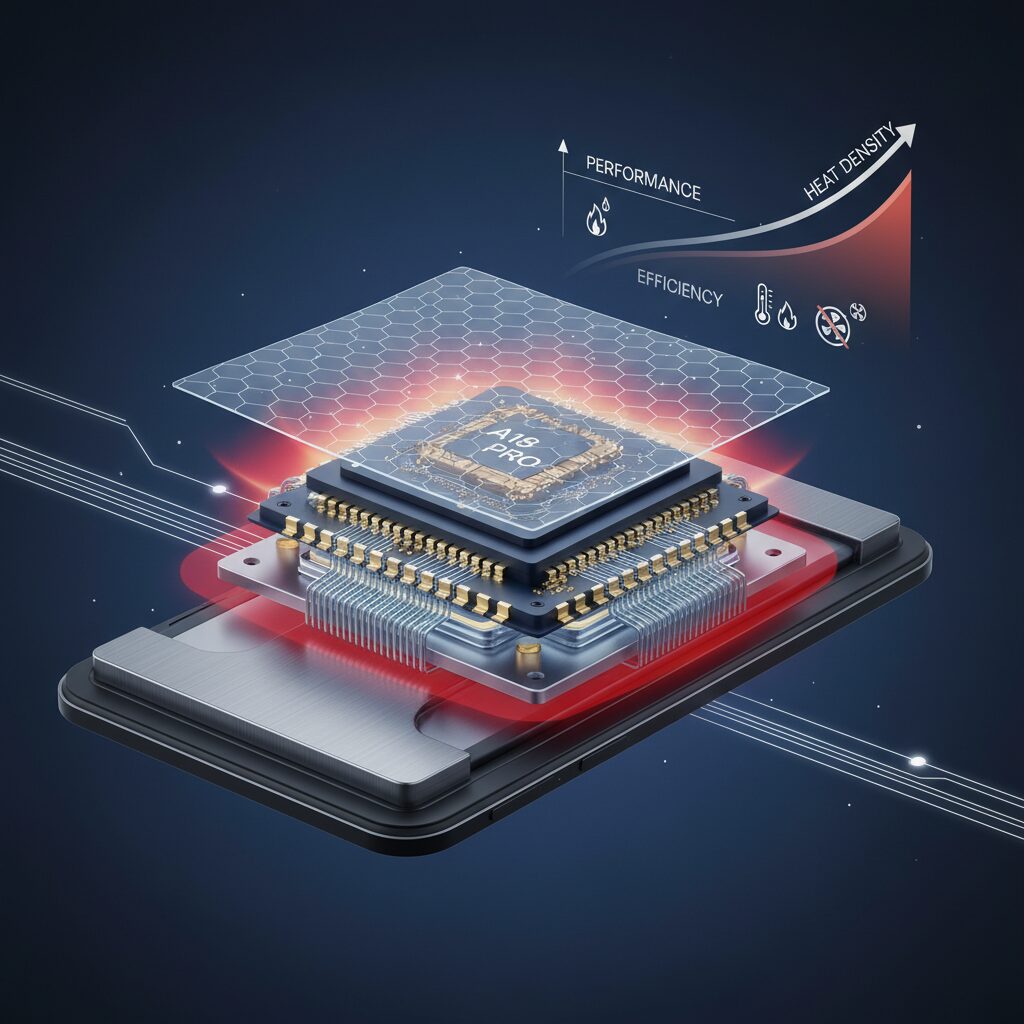 A18 Pro Architecture and the Trade-Off Between Efficiency and Heat Density のイメージ