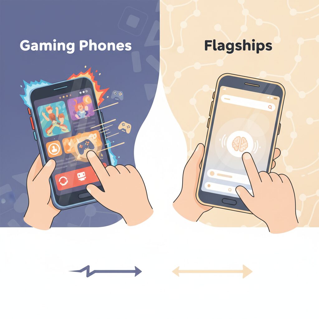 Gaming Phones vs Flagships: Different Philosophies of Touch Performance のイメージ