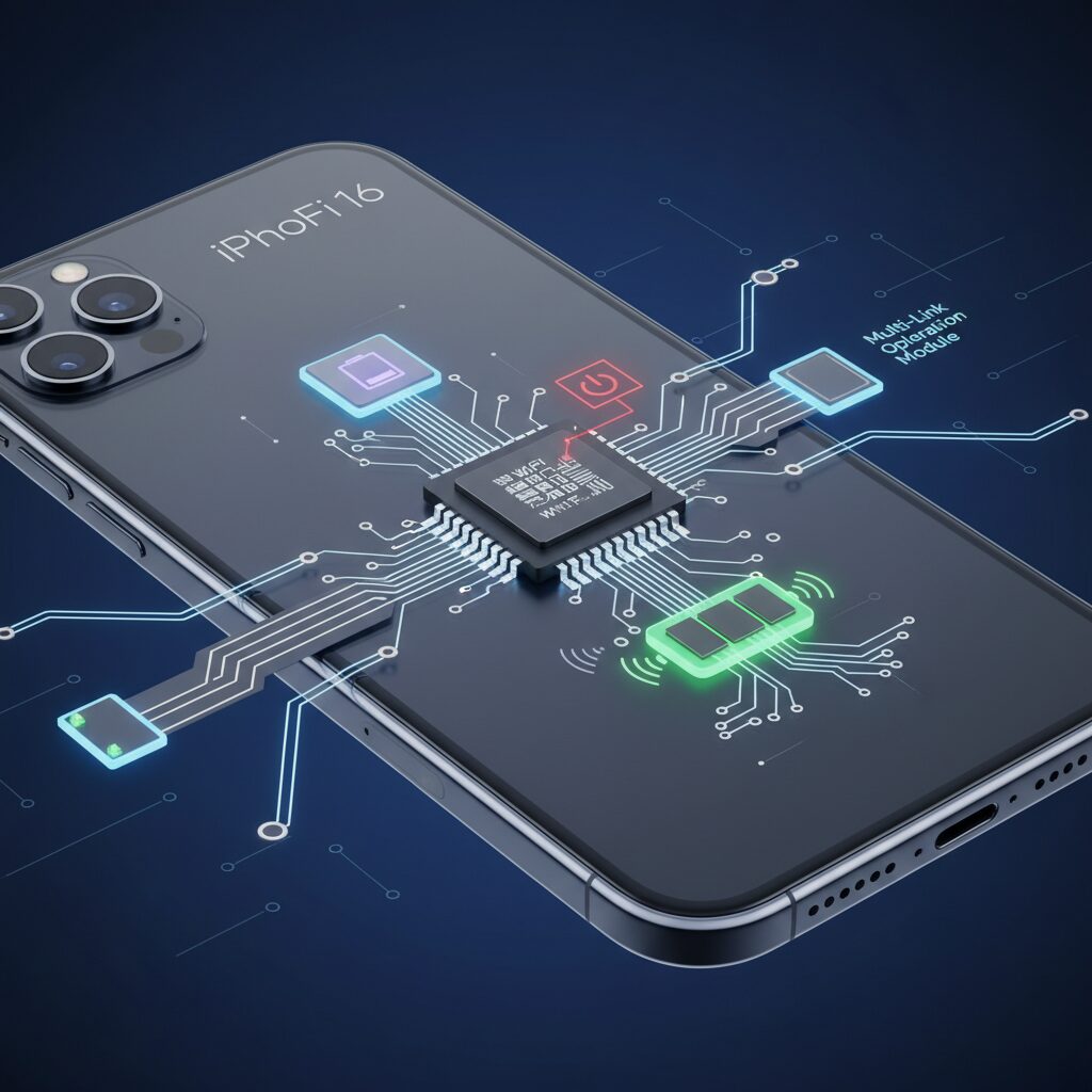 Inside the iPhone 16 Wi‑Fi 7 Hardware Design のイメージ