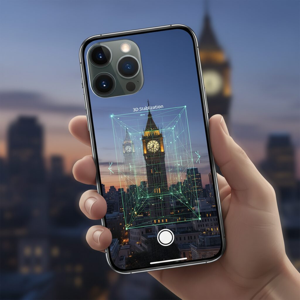 3D Stabilization in Telephoto Shooting のイメージ