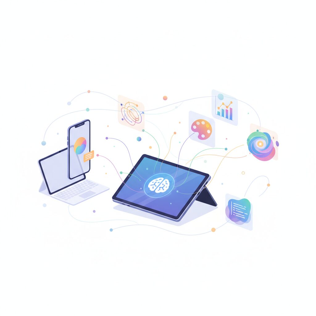 From Post-PC to AI-Native Computing のイメージ