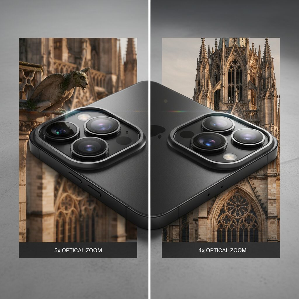 From 5x to 4x: Apple’s Strategic Zoom Redefinition and Image Quality のイメージ