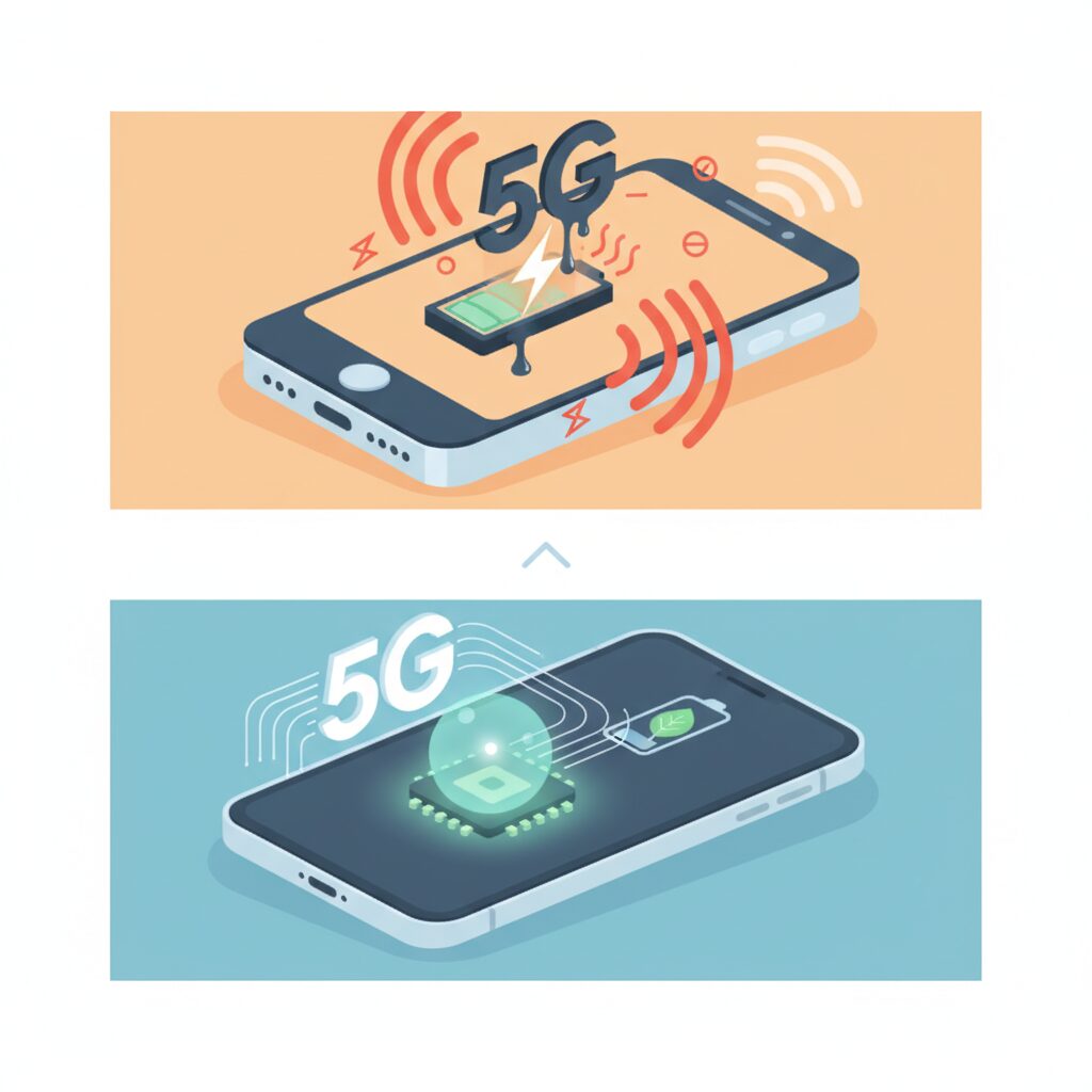 Modern Modems and Chipsets: Why New Phones Last Longer のイメージ