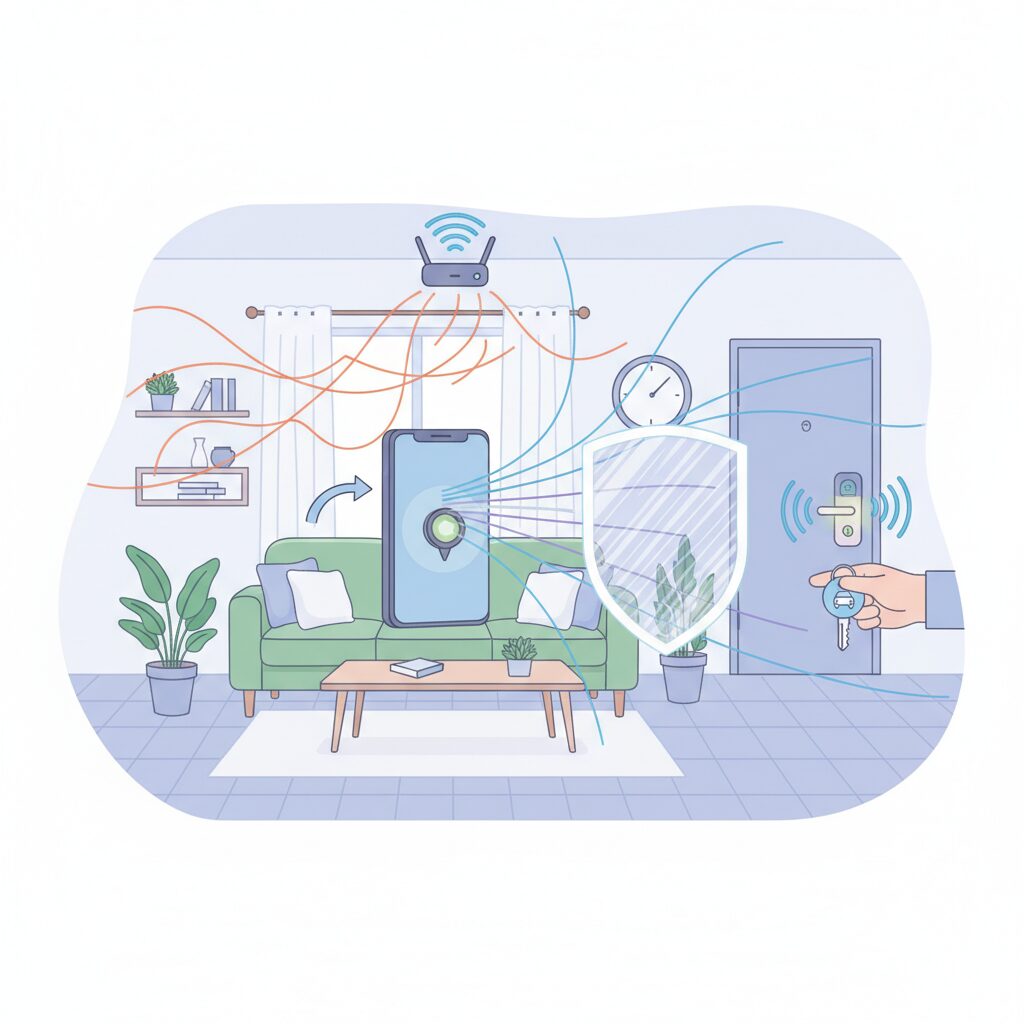 Why UWB Works So Well Indoors: Multipath Resistance Explained のイメージ