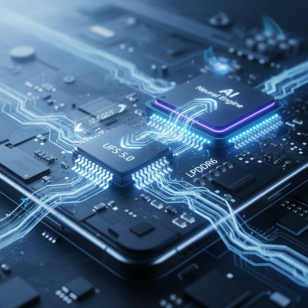 UFS 5.0 and LPDDR6: Breaking the I/O Bottleneck with 10.8GB/s Storage のイメージ
