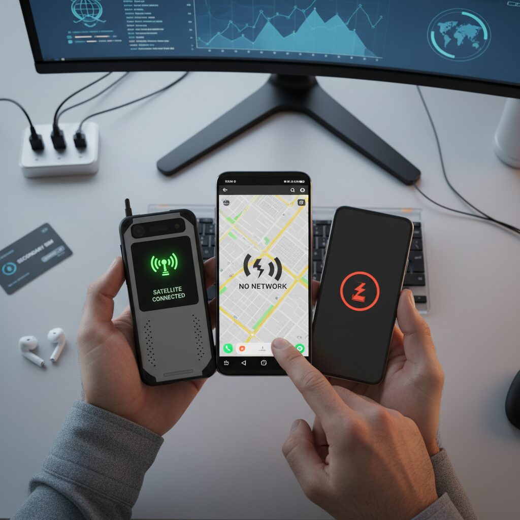 Risk Hedging in a Fully Digital Society: Network Failures, Battery Degradation, and Device Loss のイメージ