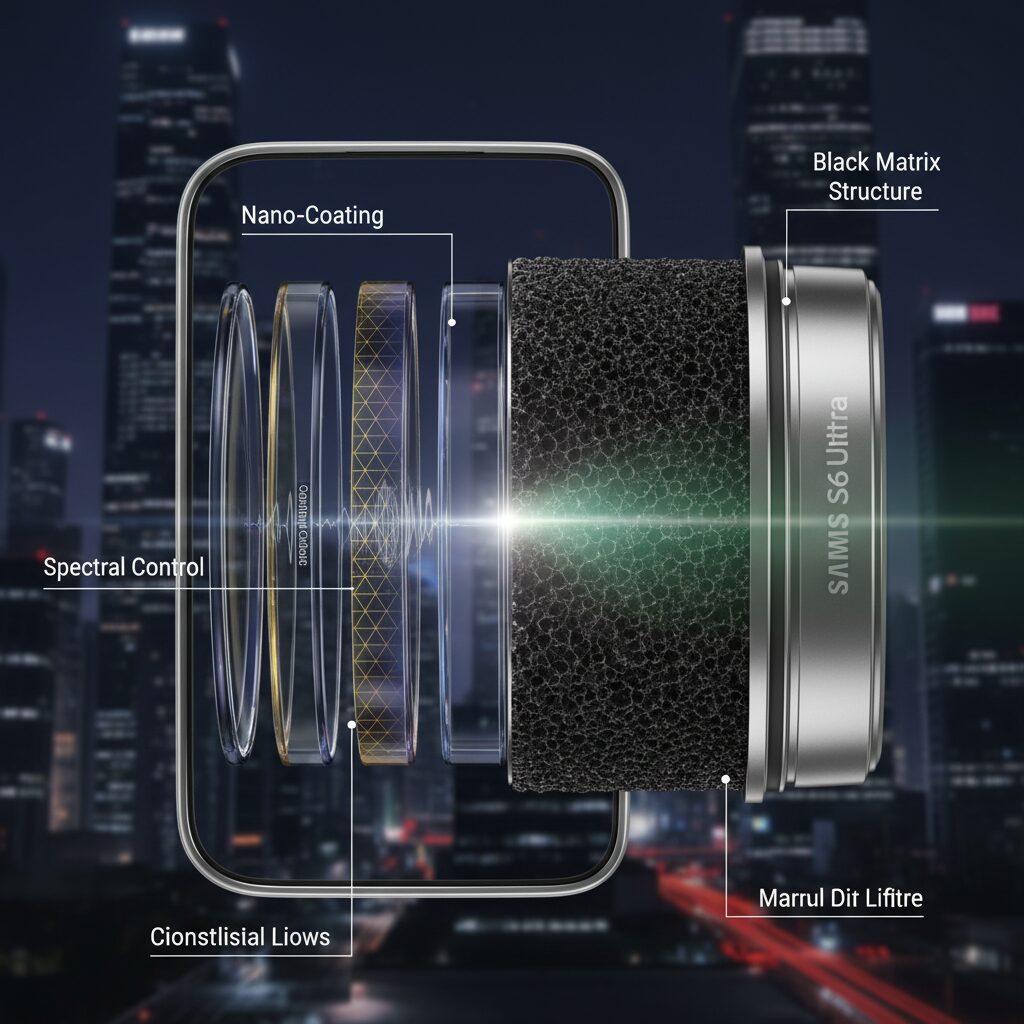 Samsung Galaxy S26 Ultra: Nano-Coating, Spectral Control, and the Black Matrix Structure のイメージ