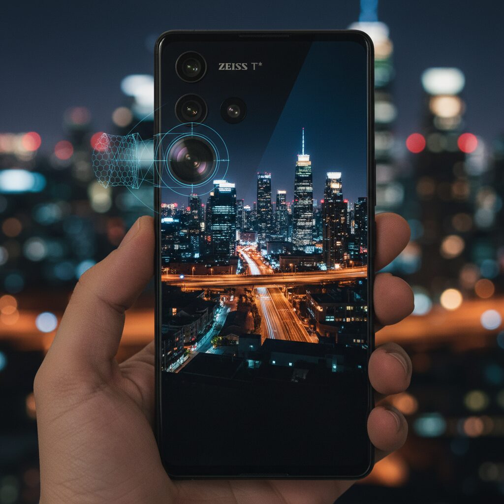 Sony Xperia 1 VII: Zeiss T* Coating, Larger Ultra-Wide Sensors, and Optical Simulation のイメージ