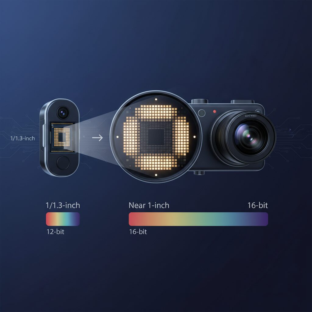 Sensor Evolution: From 1/1.3-Inch to Near 1-Inch and 12–16-Bit Depth のイメージ