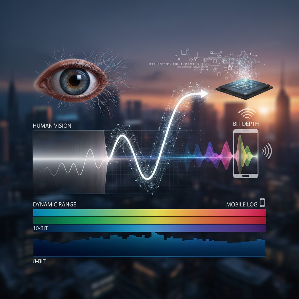 The Science Behind Log Curves: Human Vision, Dynamic Range, and Bit Depth のイメージ
