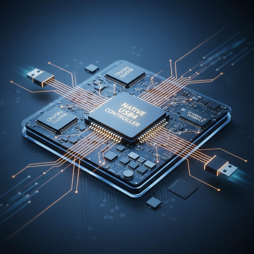 Flagship 3nm SoCs and the Integration of Native USB4 Controllers のイメージ