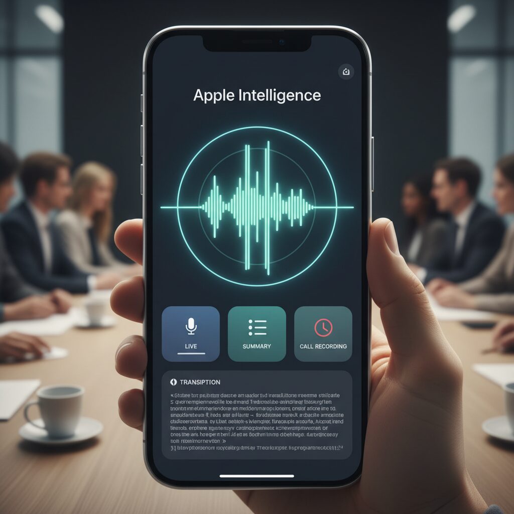 iOS 19 and Apple Intelligence: System‑Level Transcription, Summaries, and Call Recording のイメージ