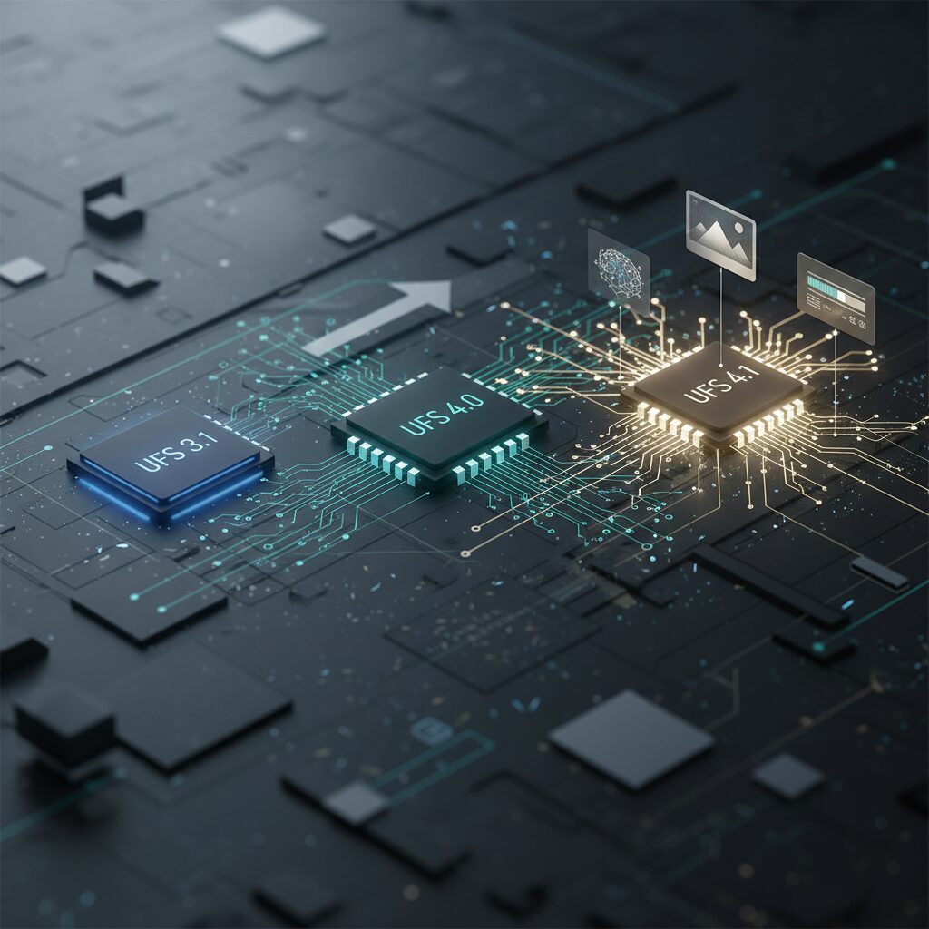 From UFS 3.1 to UFS 4.1: A Clear Evolution in Mobile Storage のイメージ