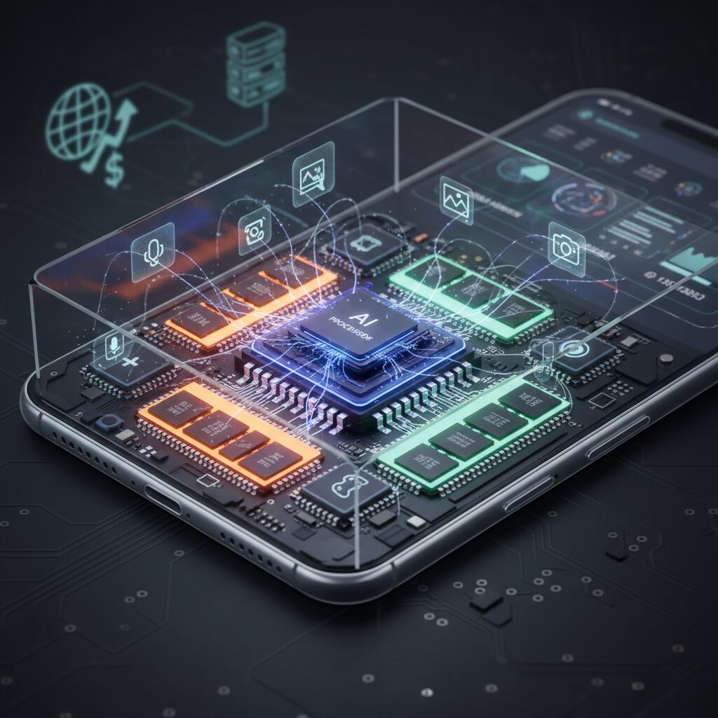 Why On-Device AI Permanently Reserves Smartphone RAM のイメージ