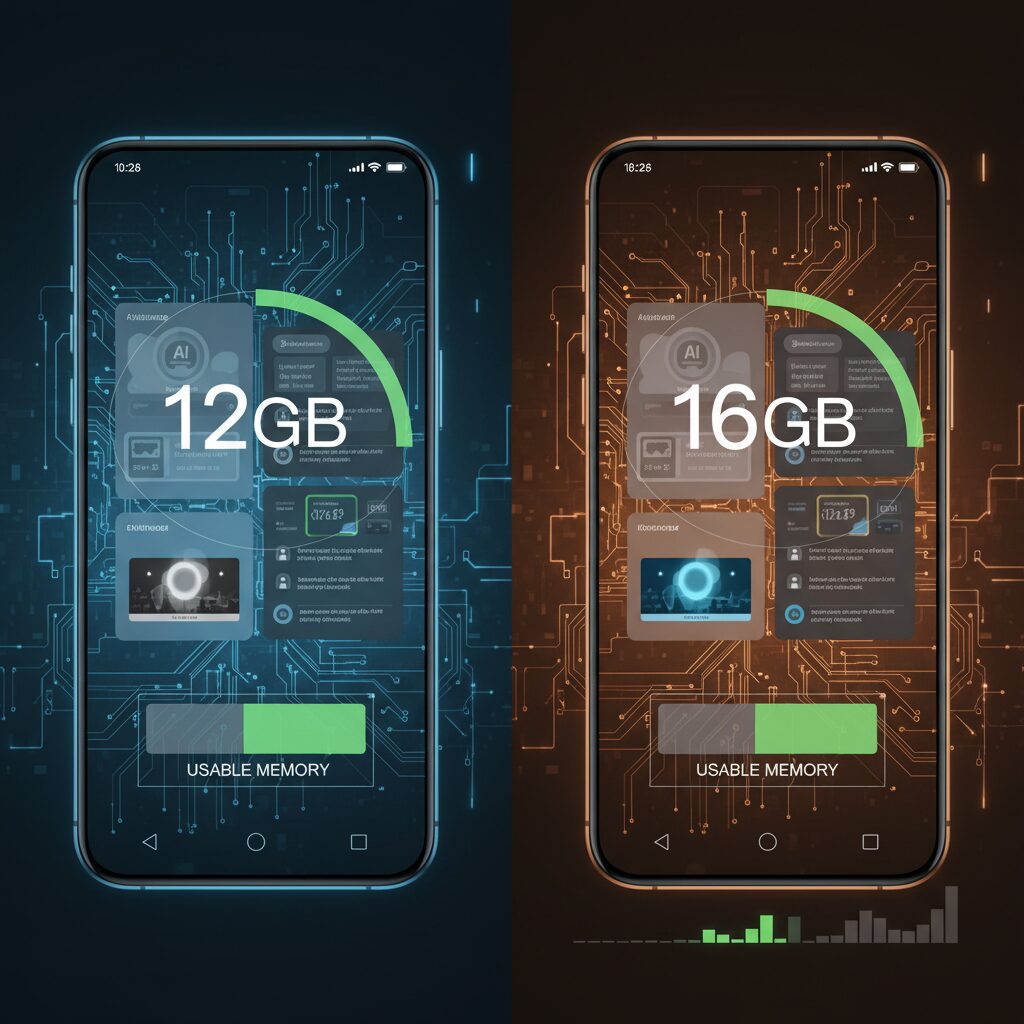 12GB vs 16GB RAM: Real Usable Memory After AI Allocation のイメージ