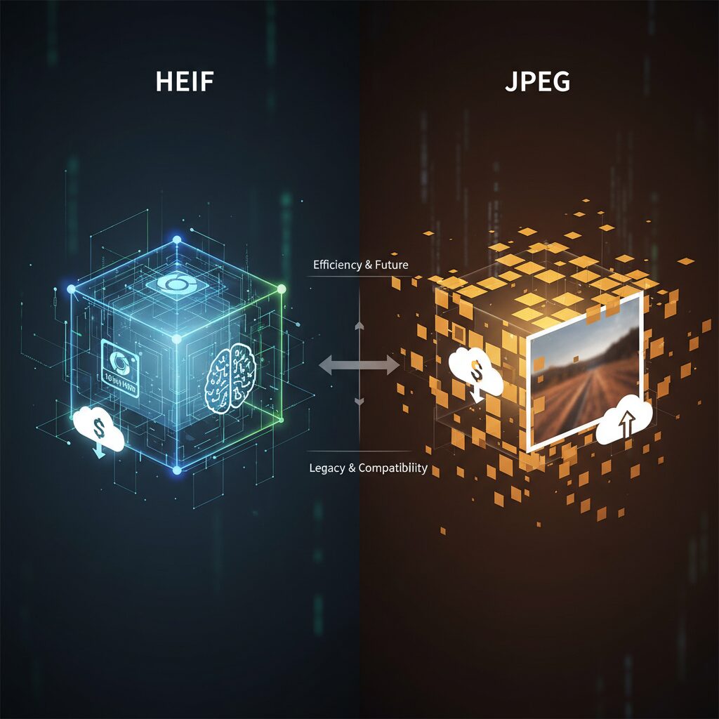 HEIF vs JPEG: Core Technology Differences Explained のイメージ