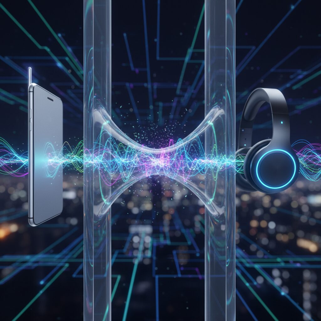 Bandwidth Limits: The Physics Behind Wireless Audio Bottlenecks のイメージ