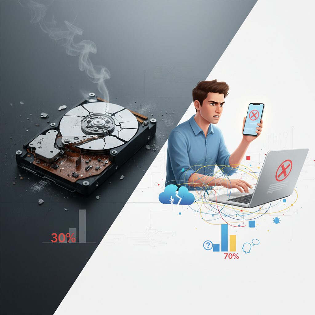 From Hardware Failure to Human Error: What Recovery Statistics Reveal のイメージ