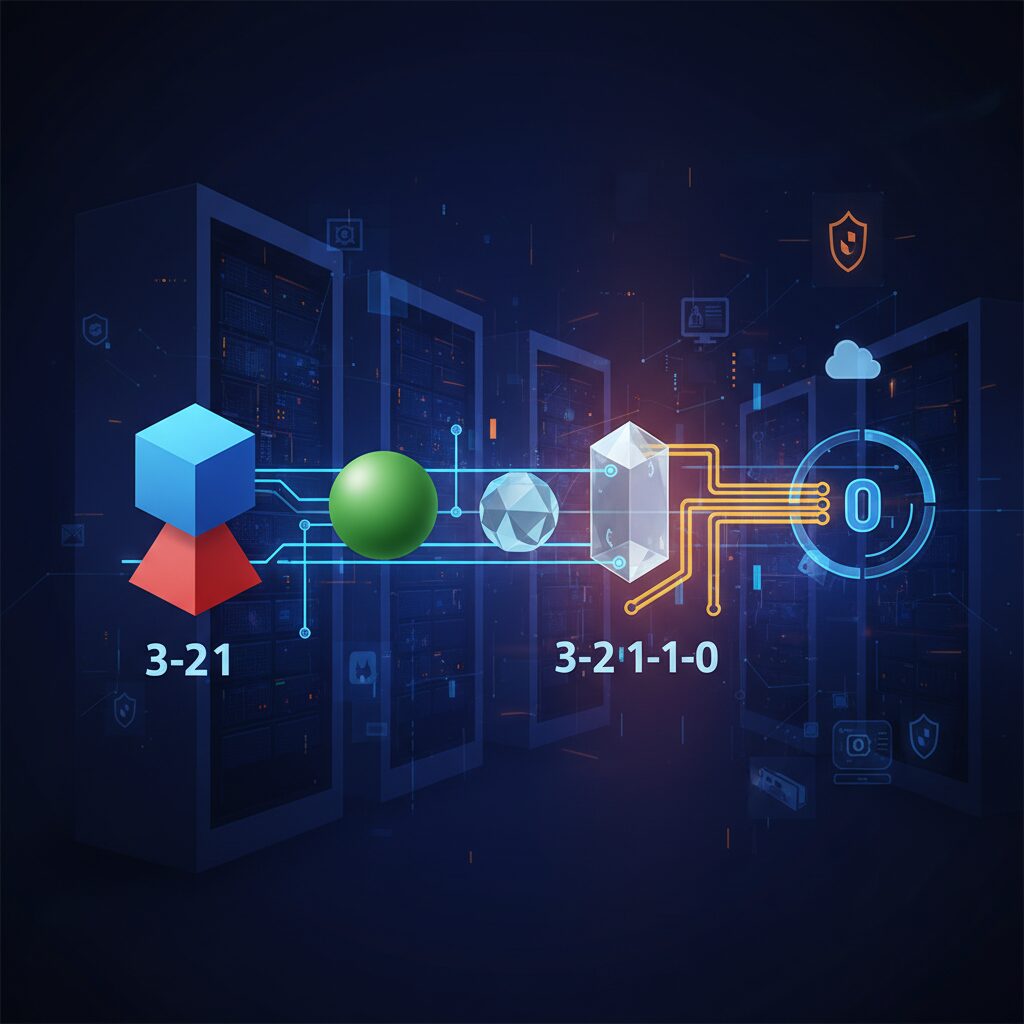 From 3-2-1 to 3-2-1-1-0: The Evolution of Modern Backup Strategy のイメージ