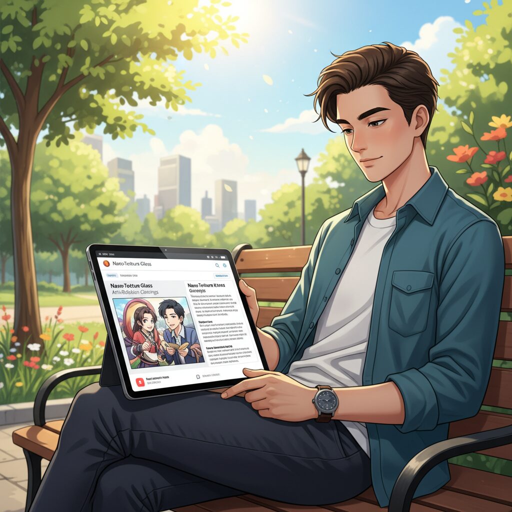 Nano-Texture Glass and Anti-Reflection Coatings: Beating Outdoor Glare のイメージ