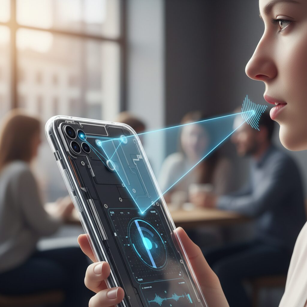 Multi-Microphone Arrays and Beamforming: How Smartphones Capture Directional Sound のイメージ