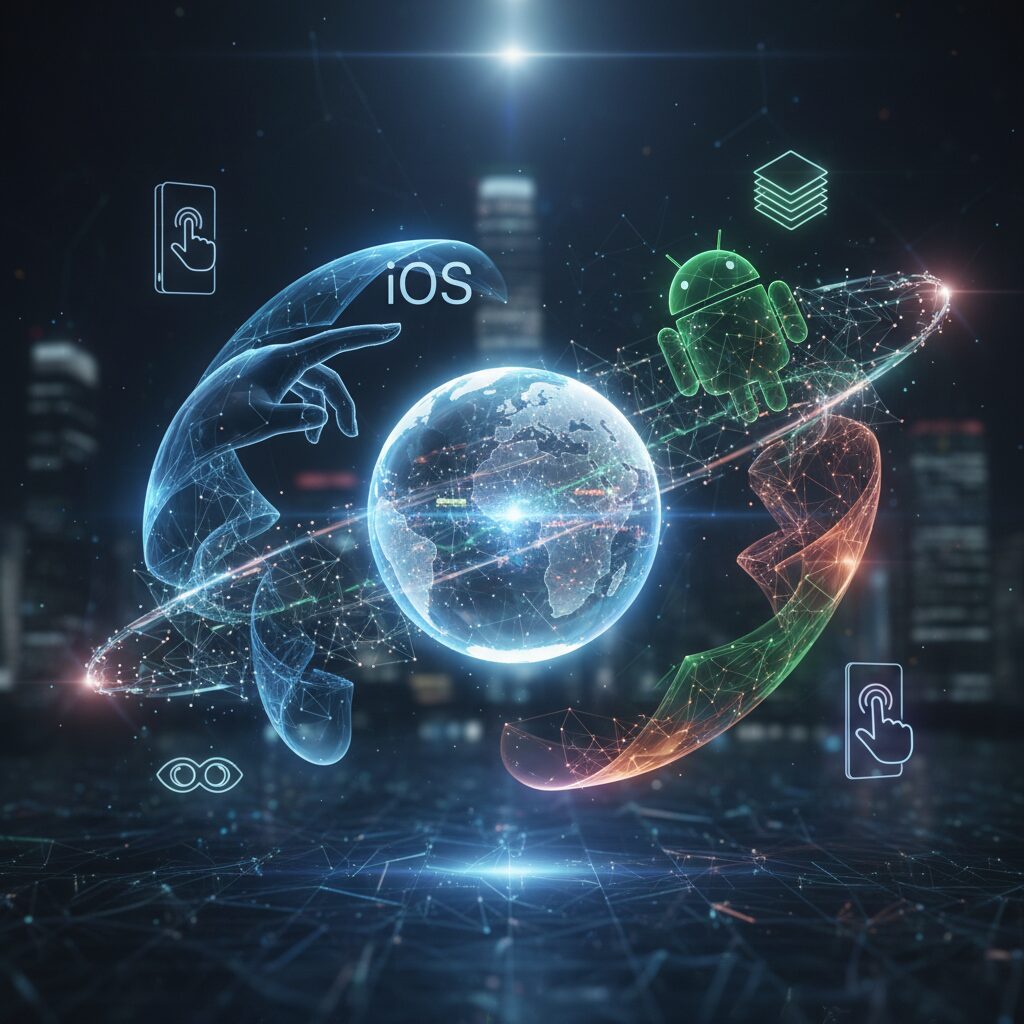 iOS vs Android in 2025–2026: Market Dynamics and Interaction Philosophies のイメージ