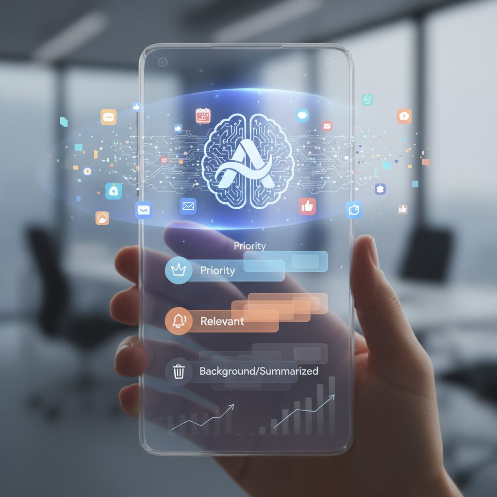 Android 16 and the Rise of the AI Notification Organizer のイメージ